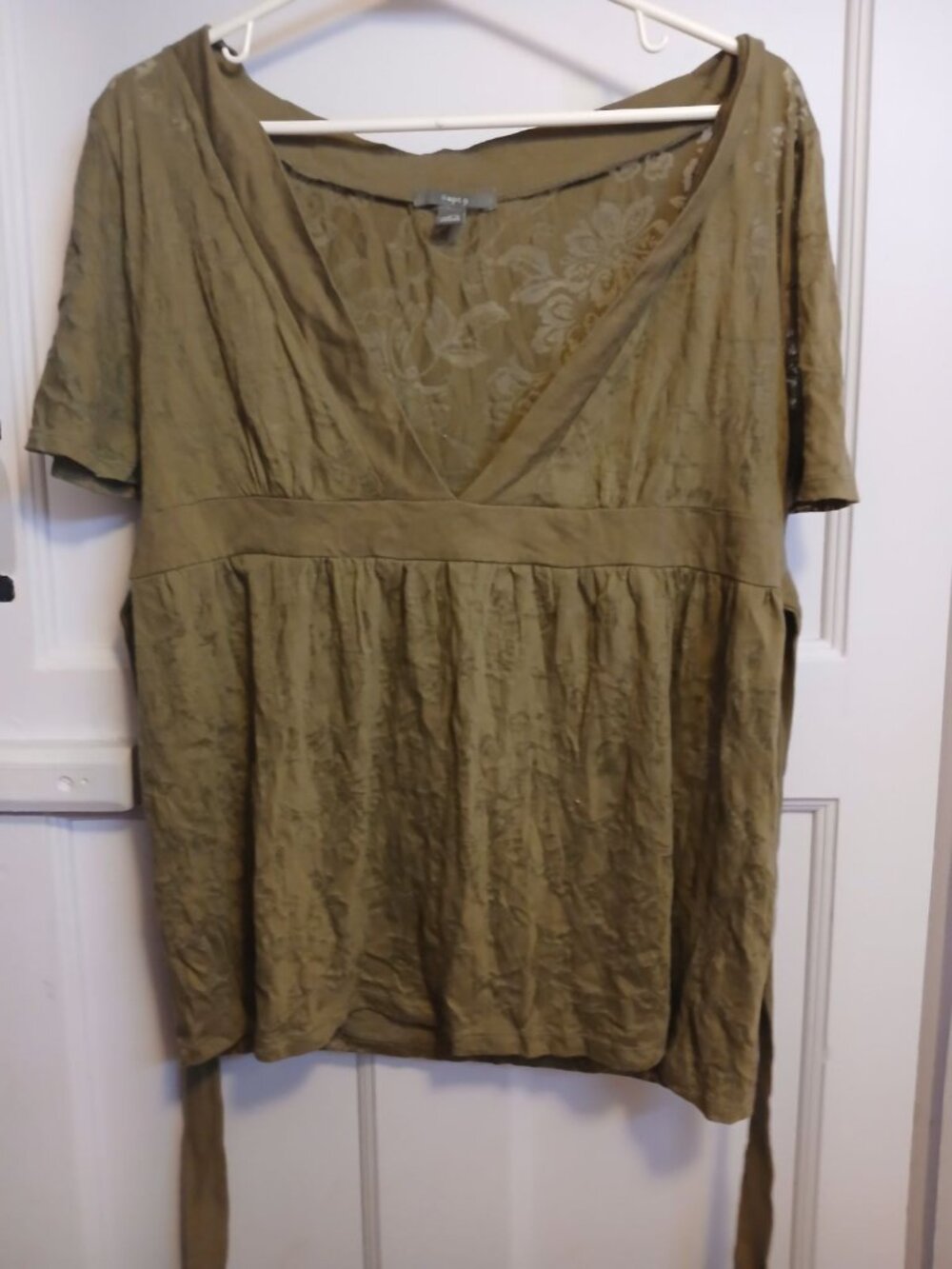 Apt 9 Womens M Green Top